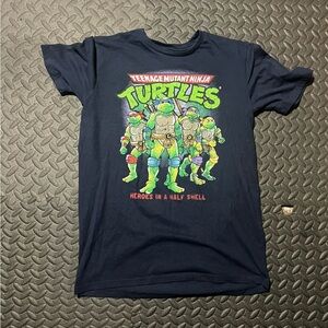Nickelodeon Teenage Mutant Ninja Turtles Tee - Navy and White